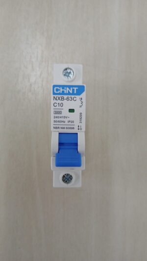 Mini Disjuntor Monopolar 10A 3kA NXB-63C Chint