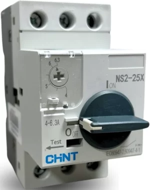 Disjuntor motor termomagnético NS2-25X 4-6.3A