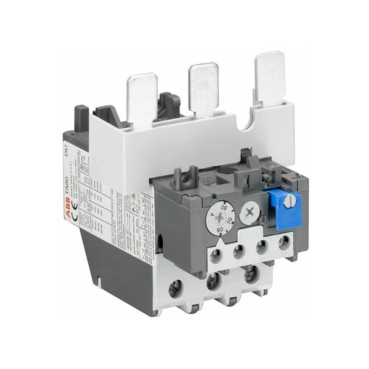 Relé de Sobrecarga Térmico ABB TA80DU-80 60–80A Classe 10A 1SAZ331201R1006