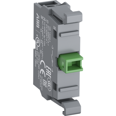 Bloco de Contato Auxiliar ABB MCB-10 1NA Montagem Frontal 1SFA611610R1001