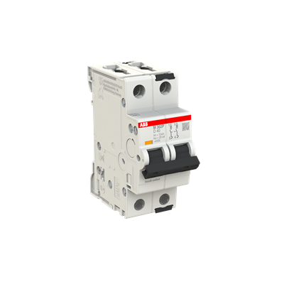 Disjuntor Magnético ABB M302P-D40 Bipolar 40A Curva D 25kA 2CDA382799R0401