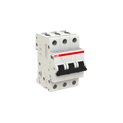 Mini Disjuntor ABB S203-C25 Tripolar 25A Curva C 6kA 2CDS253001R0254