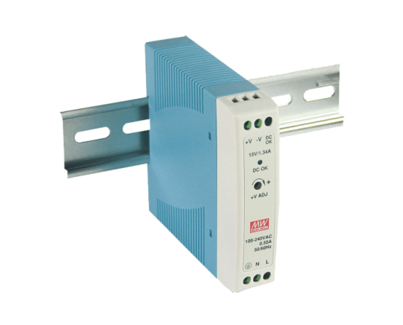 Fonte de Alimentação Chaveada METALTEX MDR-20-24 24Vcc 24W 1A Trilho DIN