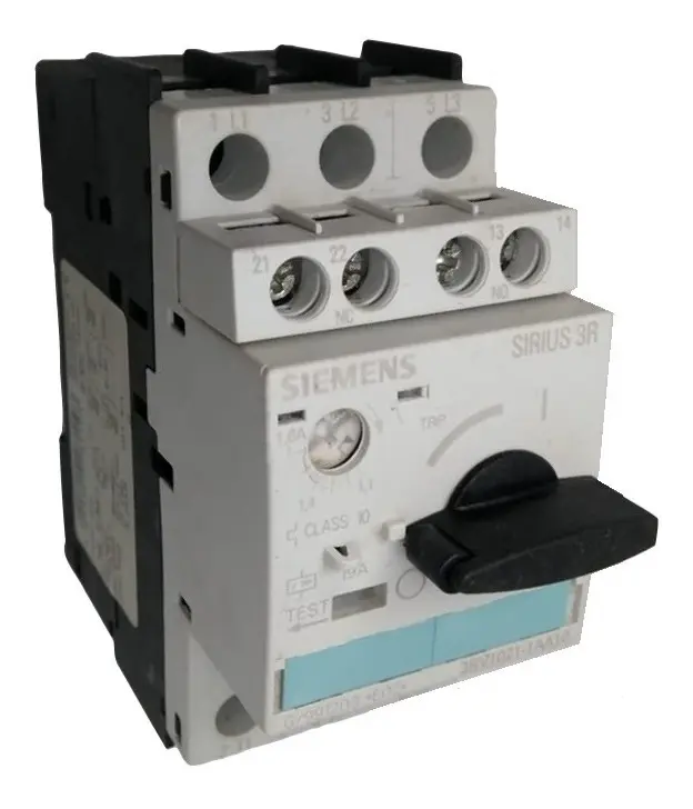 Disjuntor Motor SIEMENS SIRIUS 3RV1021-1AA10 1,1–1,6A