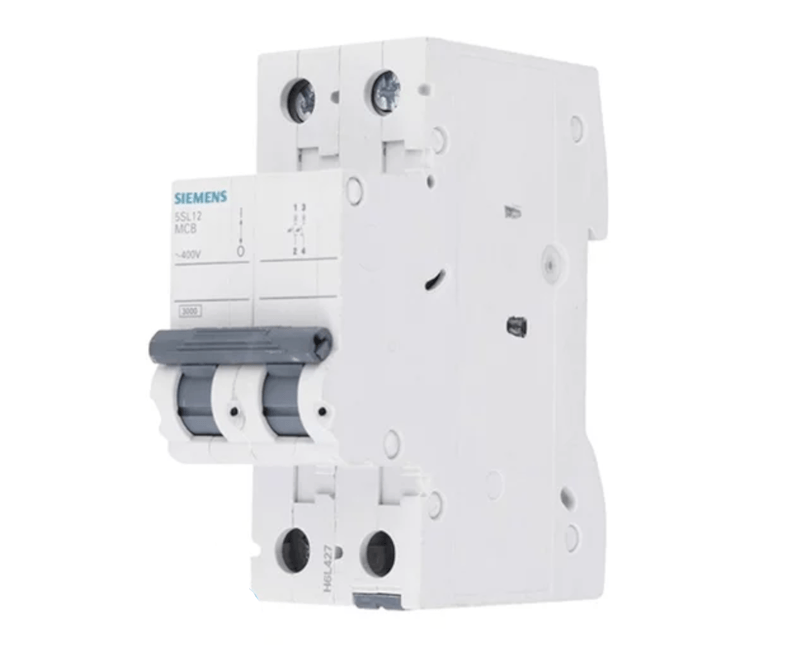 Mini Disjuntor SIEMENS SENTRON 5SY4206-7 6A Curva C Bipolar 10kA