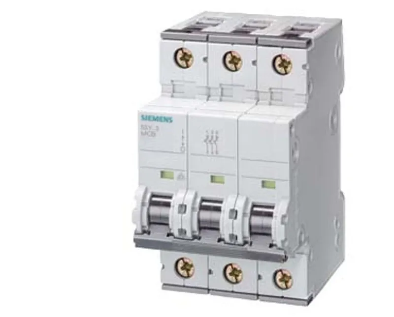 Mini Disjuntor SIEMENS SENTRON 5SY6332-7 32A Curva C Tripolar 6kA